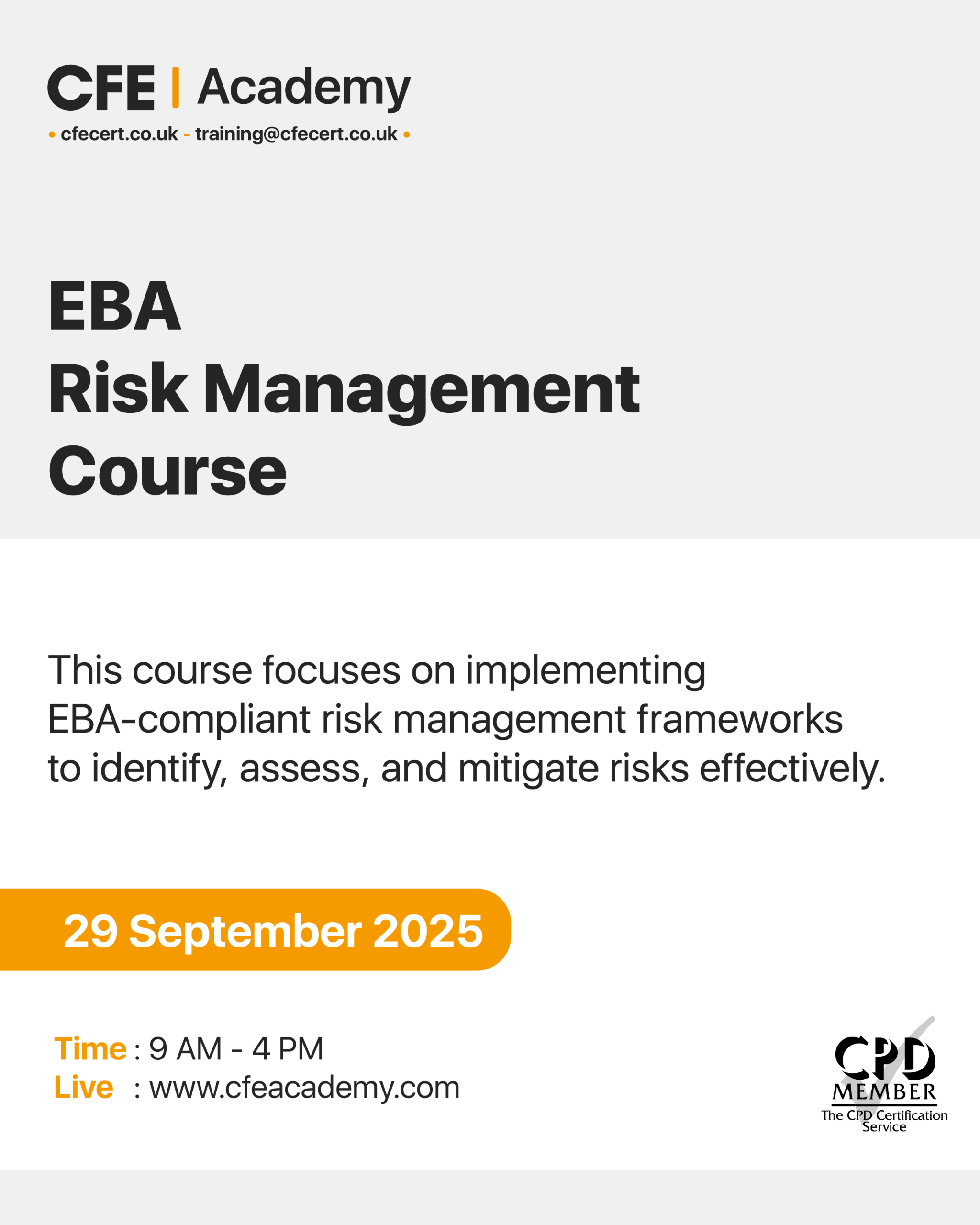 EBA Risk Management