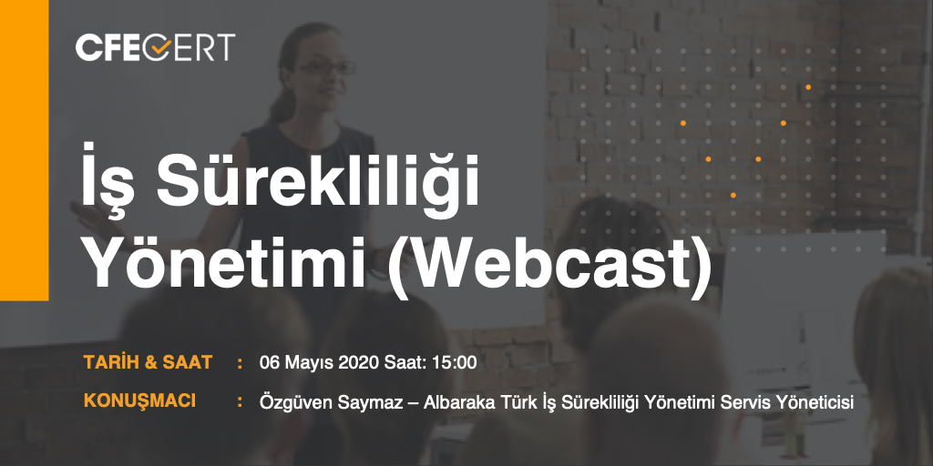 İş Sürekliliği Yönetimi (Webcast)