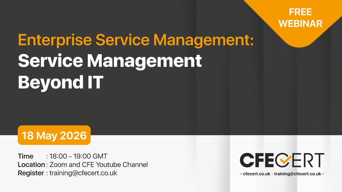 Enterprise Service Management: Service Management Beyond IT – WEBINAR